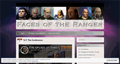 Desktop Screenshot of facesoftheranger.wordpress.com