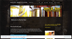 Desktop Screenshot of norcalbeer.wordpress.com