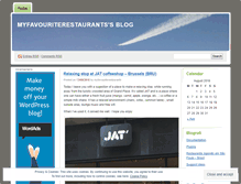 Tablet Screenshot of myfavouriterestaurants.wordpress.com