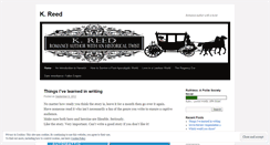 Desktop Screenshot of kreedauthor.wordpress.com