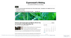 Desktop Screenshot of esperanza4.wordpress.com