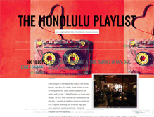 Tablet Screenshot of honolulumusic.wordpress.com