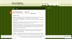 Desktop Screenshot of mrscreighton.wordpress.com