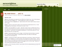 Tablet Screenshot of mrscreighton.wordpress.com