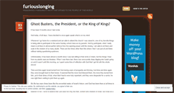 Desktop Screenshot of furiouslonging.wordpress.com