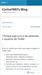 Mobile Screenshot of carlos7683.wordpress.com