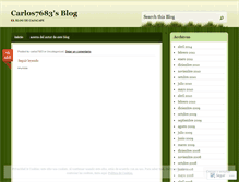 Tablet Screenshot of carlos7683.wordpress.com