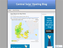 Tablet Screenshot of centralsolarheating.wordpress.com