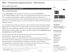 Tablet Screenshot of estoniaseo.wordpress.com