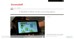 Desktop Screenshot of licensed2ill.wordpress.com