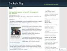 Tablet Screenshot of catrey.wordpress.com