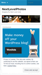 Mobile Screenshot of nextlevelphotos.wordpress.com