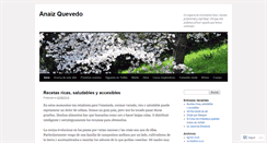 Desktop Screenshot of anaizquevedo.wordpress.com