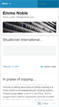 Mobile Screenshot of emmanobledesign.wordpress.com
