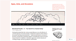 Desktop Screenshot of apesantsandancestors.wordpress.com