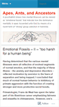 Mobile Screenshot of apesantsandancestors.wordpress.com