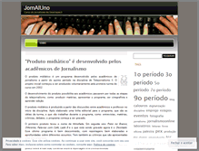 Tablet Screenshot of jornaluno.wordpress.com