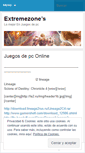 Mobile Screenshot of extremezone.wordpress.com
