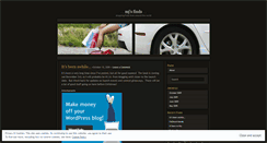 Desktop Screenshot of mjsfinds.wordpress.com