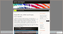 Desktop Screenshot of jamesnealdesigns.wordpress.com