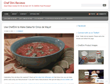 Tablet Screenshot of chefdini.wordpress.com