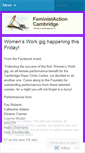 Mobile Screenshot of feministactioncambridge.wordpress.com