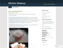 Tablet Screenshot of kitchenshakeup.wordpress.com