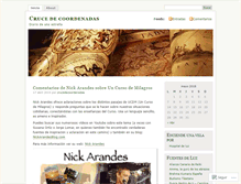 Tablet Screenshot of crucedecoordenadas.wordpress.com