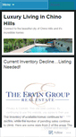 Mobile Screenshot of luxurylivingchinohills.wordpress.com