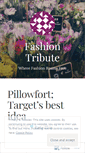 Mobile Screenshot of fashiontribute.wordpress.com