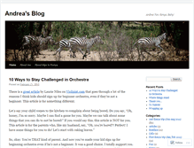 Tablet Screenshot of andreayun.wordpress.com