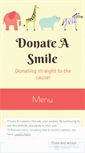 Mobile Screenshot of donateasmile.wordpress.com