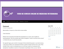 Tablet Screenshot of cursovet.wordpress.com