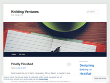 Tablet Screenshot of knittingventures.wordpress.com