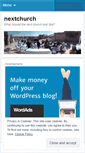 Mobile Screenshot of nextchurch.wordpress.com
