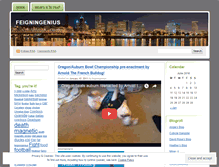 Tablet Screenshot of feigningenius.wordpress.com