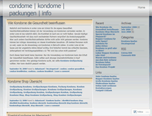 Tablet Screenshot of condome.wordpress.com