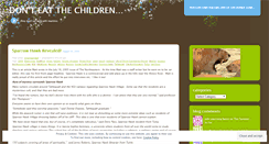 Desktop Screenshot of donteatthechildren.wordpress.com