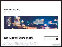 Tablet Screenshot of innovationtoday.wordpress.com