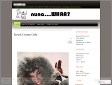 Tablet Screenshot of nunawhaa.wordpress.com