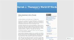 Desktop Screenshot of derrekswords.wordpress.com