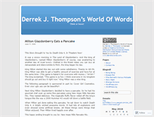 Tablet Screenshot of derrekswords.wordpress.com