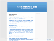 Tablet Screenshot of moshimonstersblog.wordpress.com