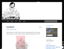 Tablet Screenshot of dethscalator.wordpress.com