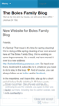 Mobile Screenshot of bolesfamilyblog.wordpress.com