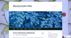 Desktop Screenshot of adosmanosonline.wordpress.com