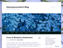 Tablet Screenshot of adosmanosonline.wordpress.com