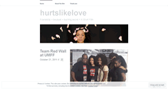 Desktop Screenshot of hurtslikelove.wordpress.com