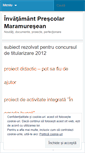 Mobile Screenshot of prescolarmaramures.wordpress.com