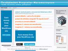 Tablet Screenshot of prescolarmaramures.wordpress.com